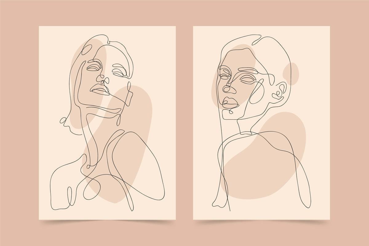 avant-garde contouring on model with sharp geometric lines and metallic accents